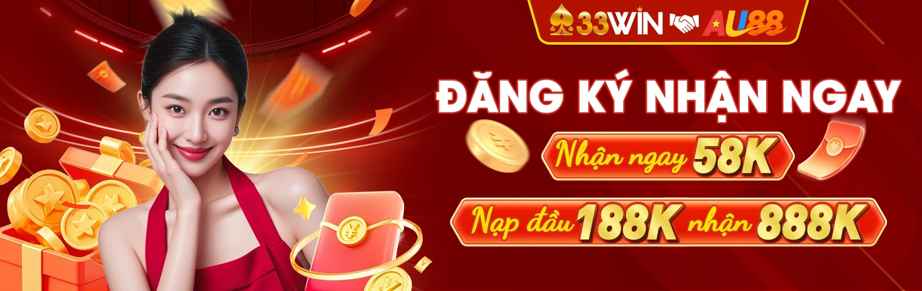 Banner giới thiệu cổng thông tin 33Win